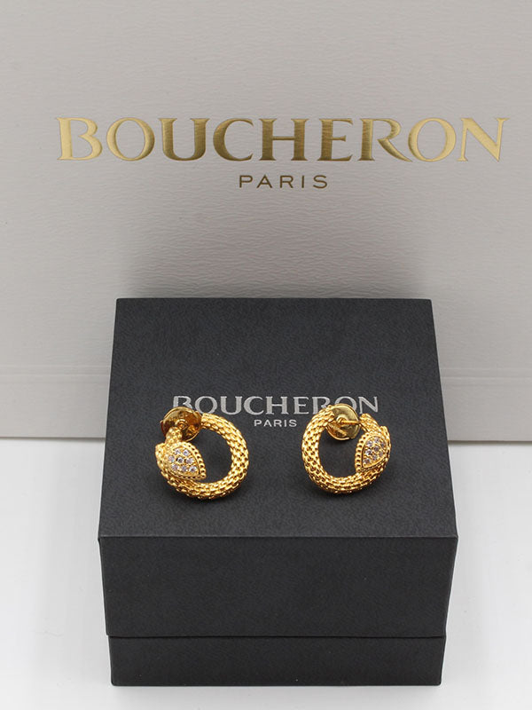 حلق بوشرون صغير زركون حلق bucheron