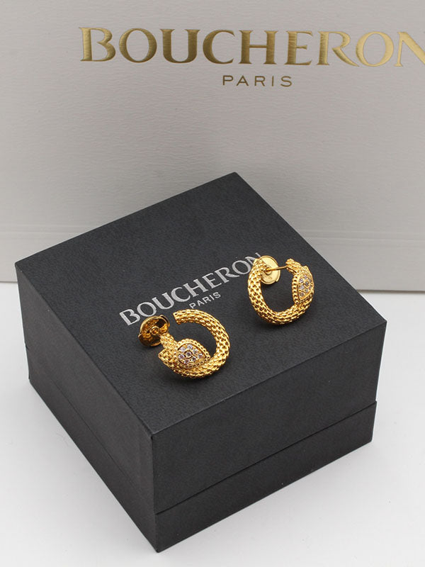 حلق بوشرون صغير زركون حلق bucheron