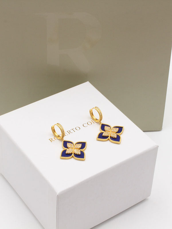 حلق روبرتو كوين زركون حلق roberto coin