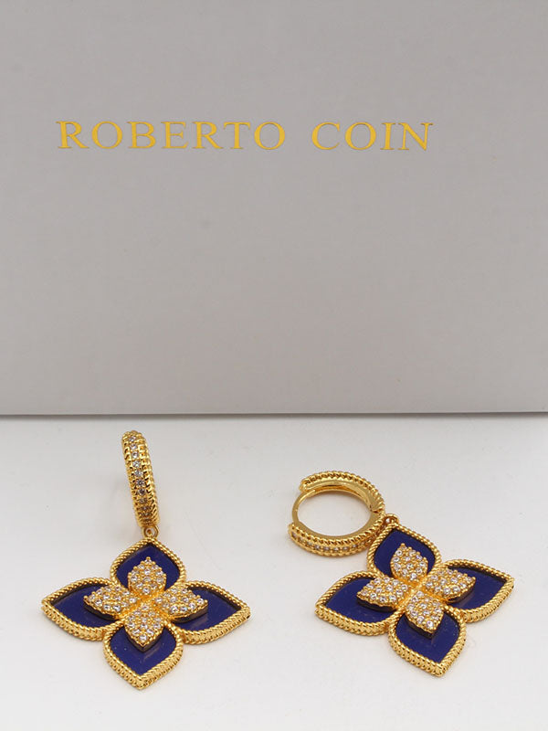 حلق روبرتو كوين زركون حلق roberto coin