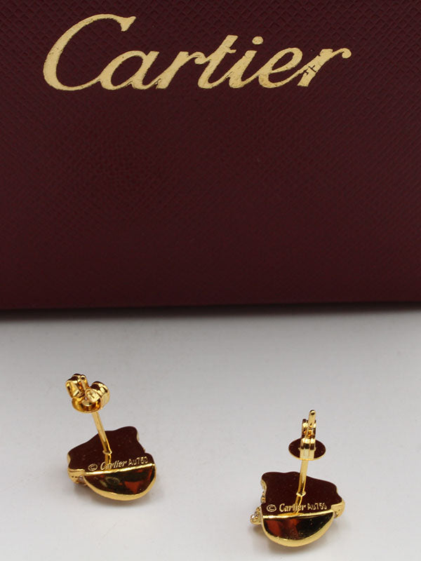 حلق كارتير تايقر فيس زركون حلق CARTIER