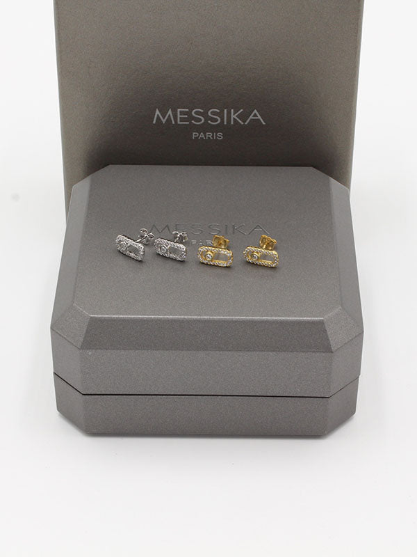 حلق ميسيكا صغير زركون حلق messika
