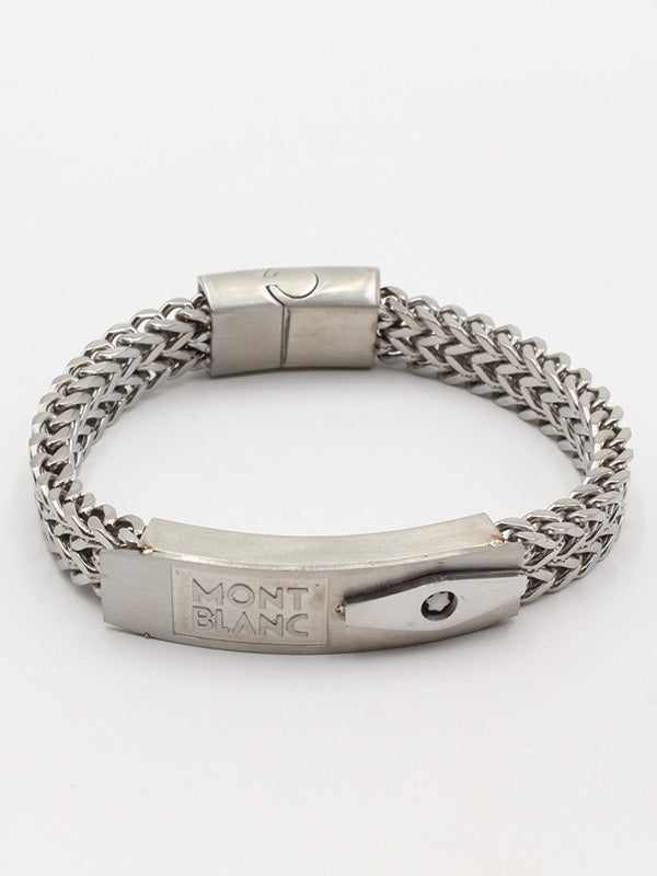 اساور مونت بلانك رجالي فضي اسواره mont blank فضي