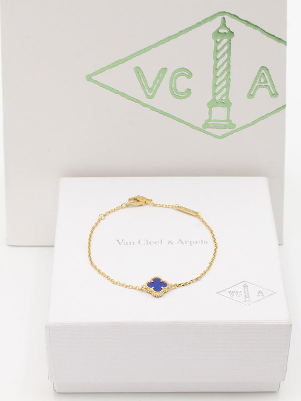 اسواره فان كليف ميني ماستر اسواره van cleef ازرق ذهبي