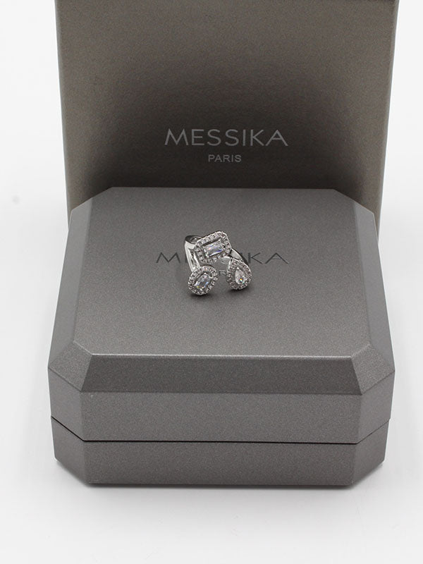 خاتم ميسيكا زركون مكس ستونز خواتم messika فضي