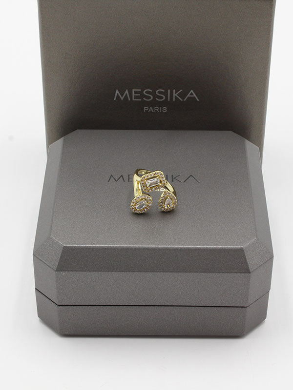 خاتم ميسيكا زركون مكس ستونز خواتم messika ذهبي