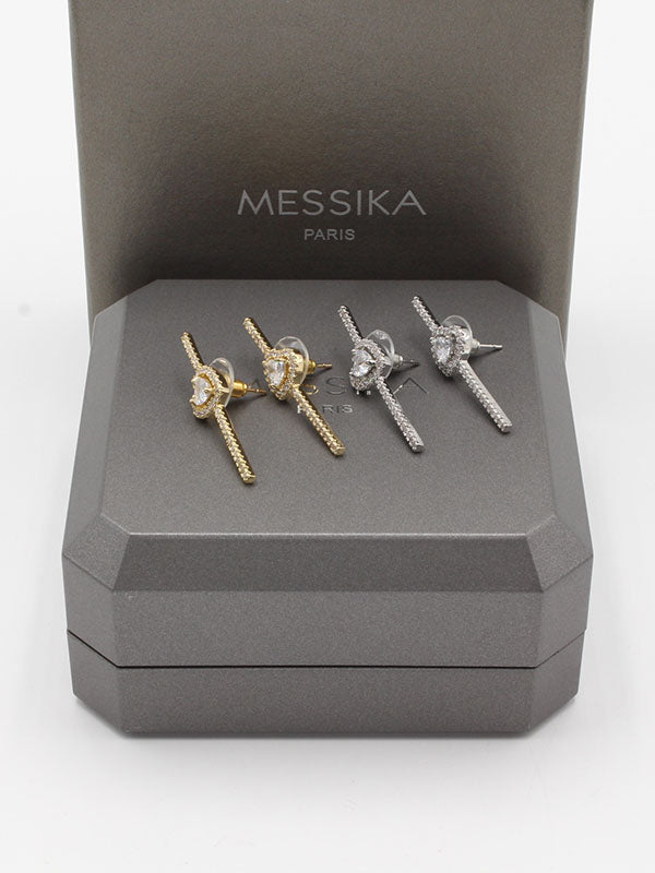 حلق ميسيكا زركون هارت حلق messika