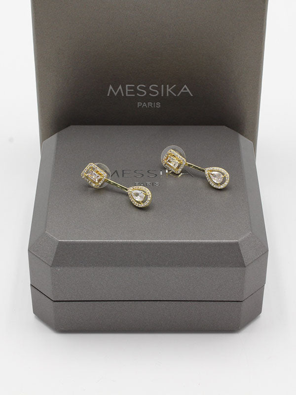 حلق ميسيكا زركون ايرز حلق messika ذهبي