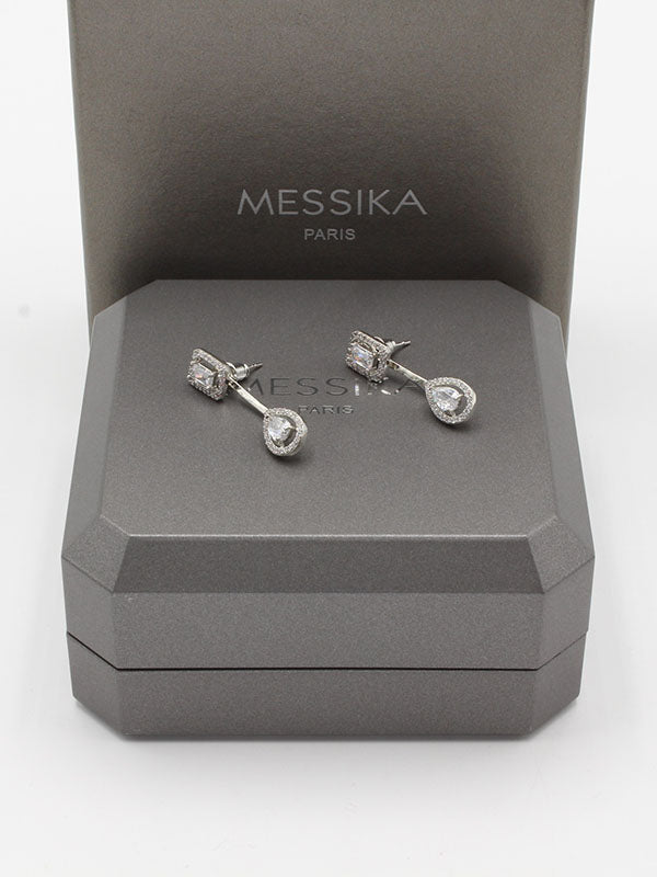 حلق ميسيكا زركون ايرز حلق messika فضي
