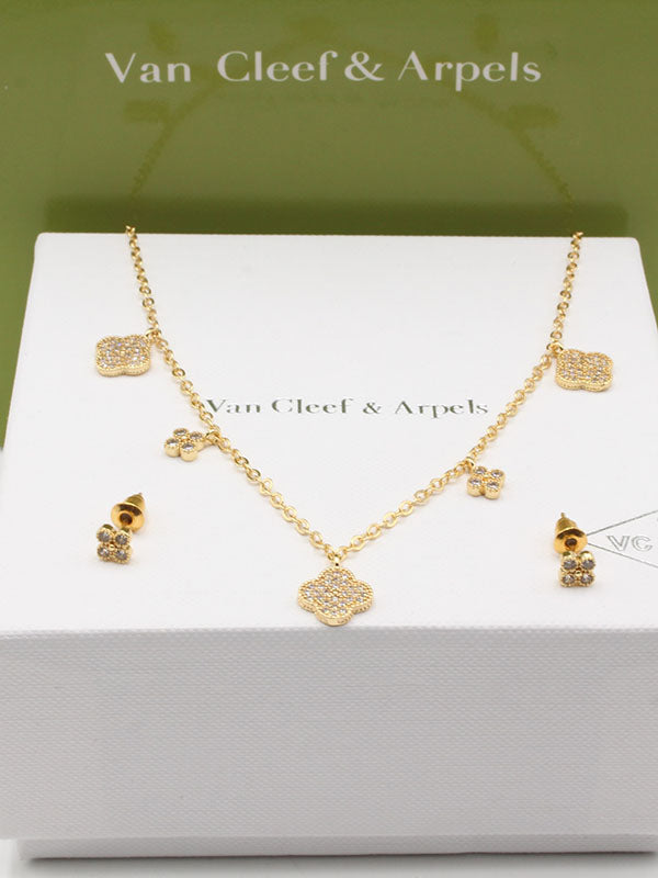 طقم فان كليف تشوكر زركون اطقم van cleef
