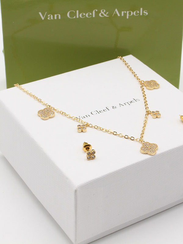 طقم فان كليف تشوكر زركون اطقم van cleef