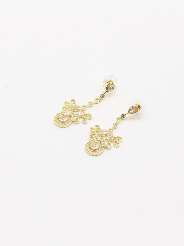 حلق زركون سهره طويل دمعه حلق jewel