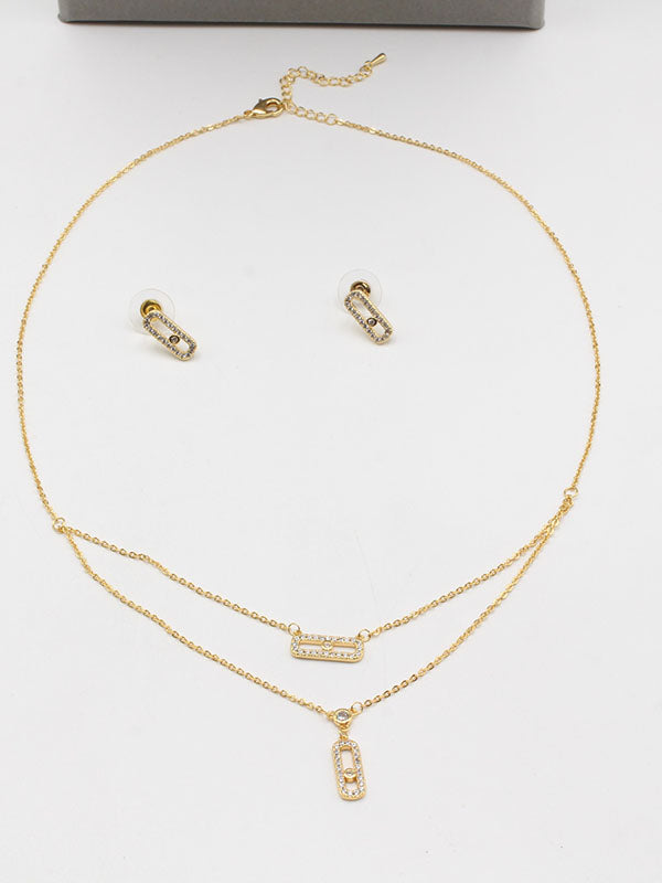 طقم ميسيكا تشوكر زركون طبقتين اطقم messika