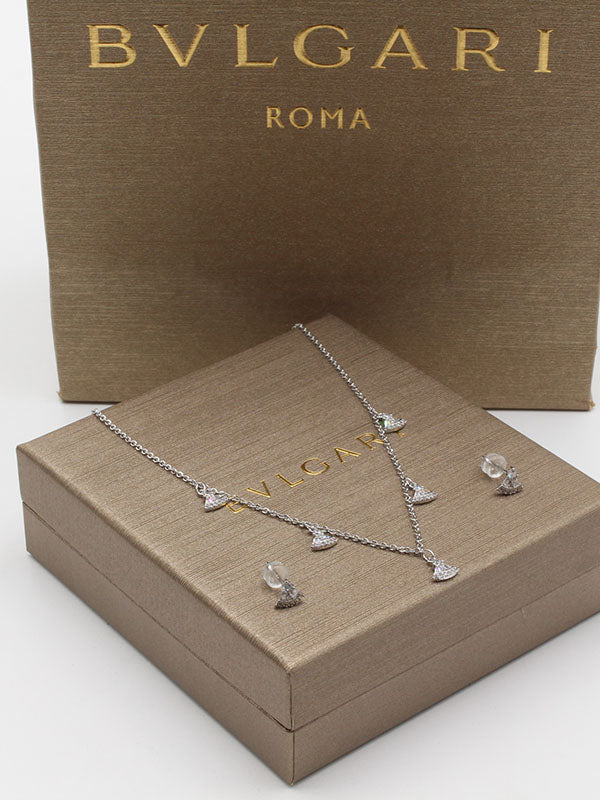 طقم بولغاري تشوكر زركون اطقم new