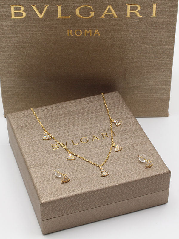 طقم بولغاري تشوكر زركون اطقم new