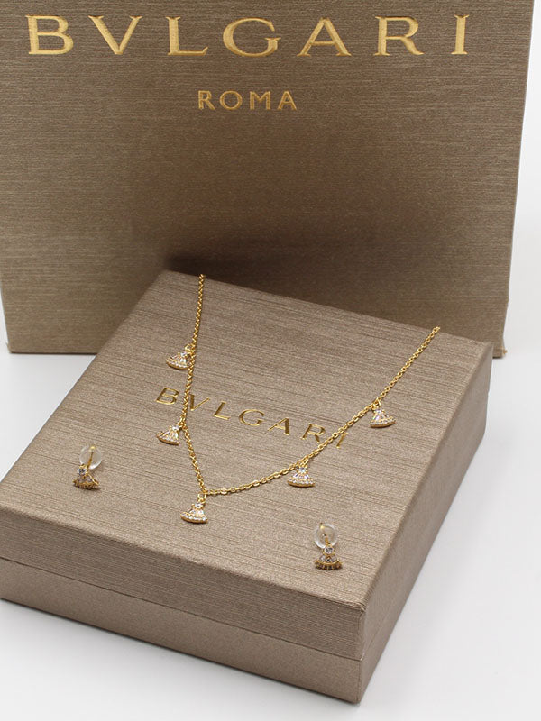 طقم بولغاري تشوكر زركون اطقم new