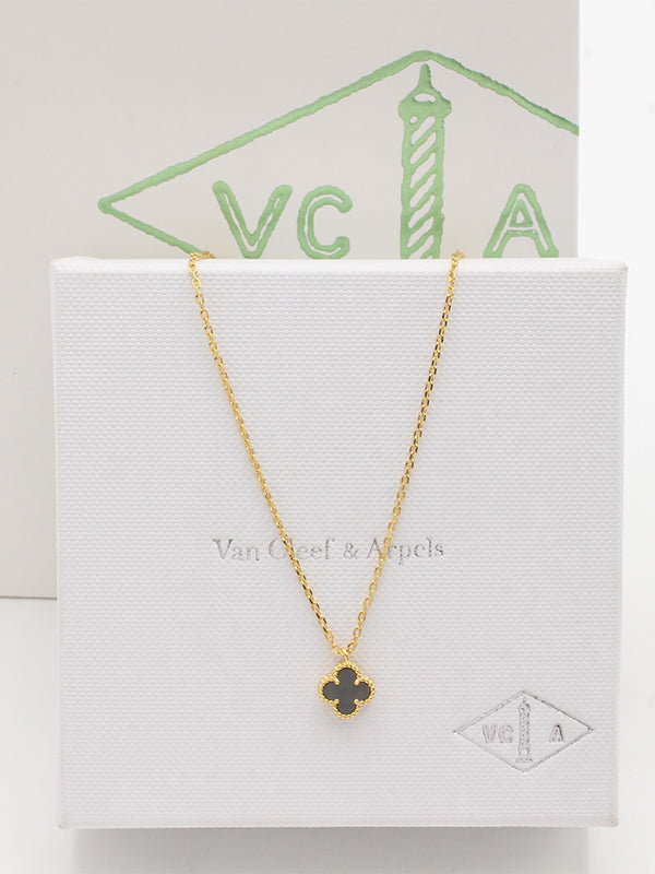 سلسال فان كليف ميني ماستر سلسال van cleef رمادي ذهبي