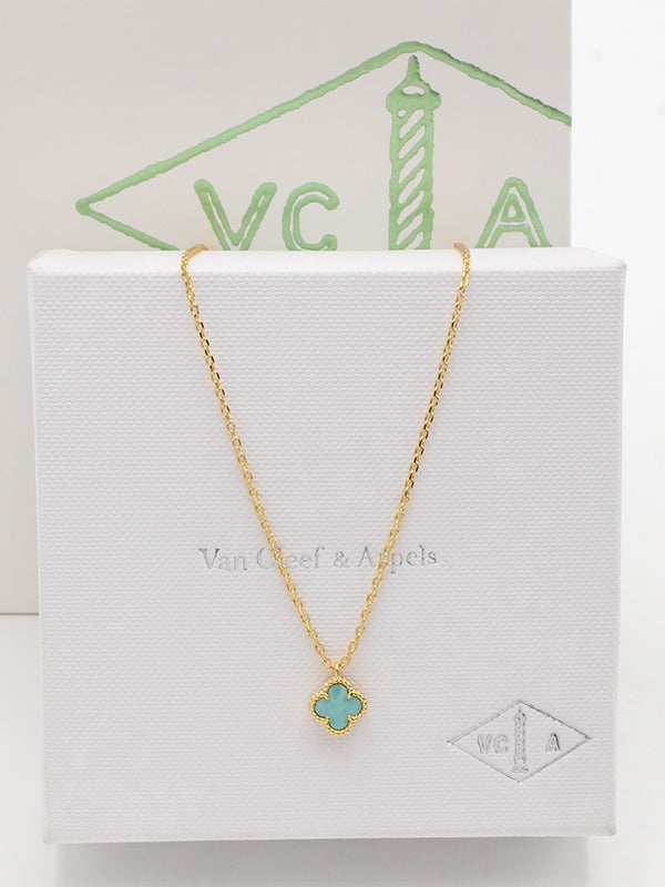 سلسال فان كليف ميني ماستر سلسال van cleef تيفاني ذهبي