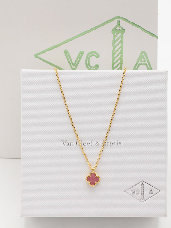 سلسال فان كليف ميني ماستر سلسال van cleef وردي ذهبي