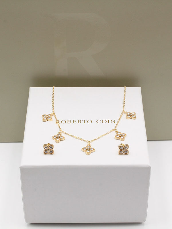 طقم روبرت كوين تشوكر زركون اطقم roberto coin