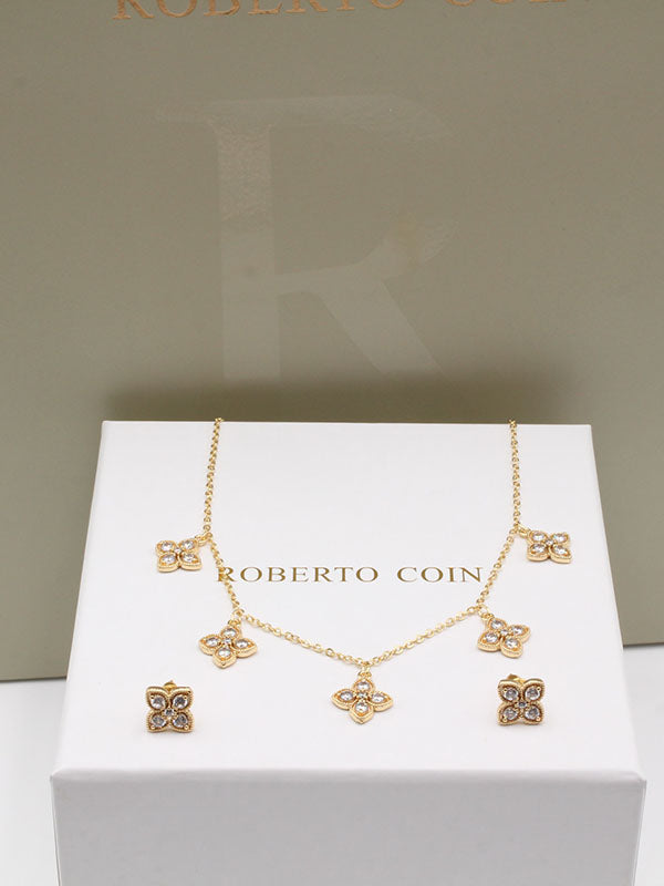 طقم روبرت كوين تشوكر زركون اطقم roberto coin