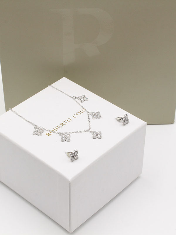 طقم روبرت كوين تشوكر زركون اطقم roberto coin