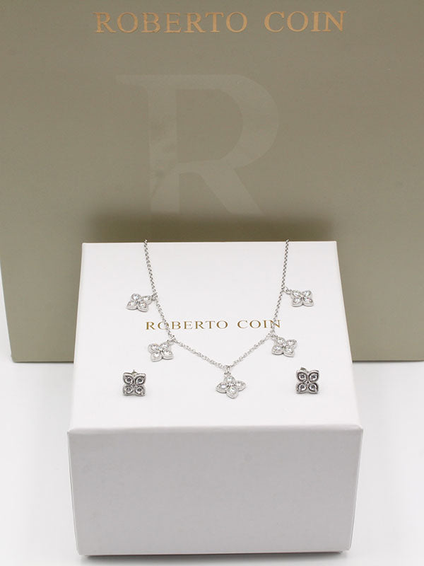 طقم روبرت كوين تشوكر زركون اطقم roberto coin