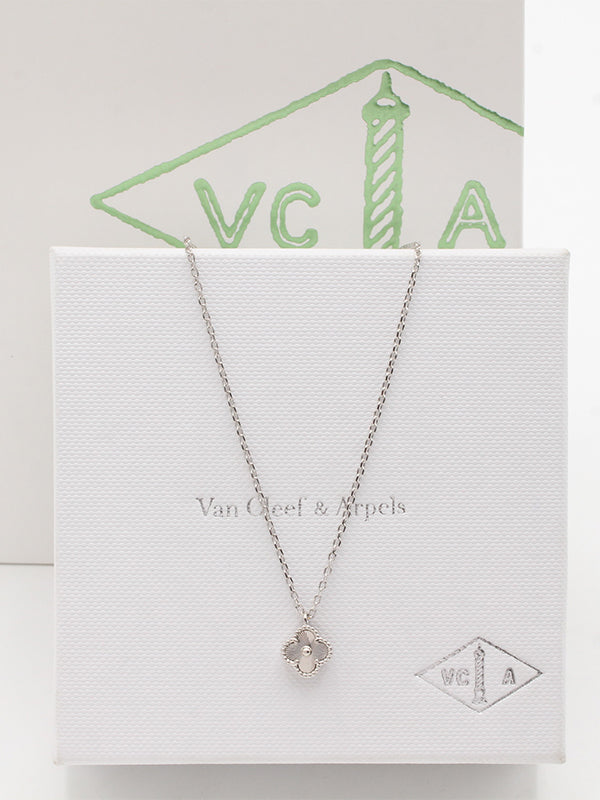 سلسال فان كليف ميني ماستر سلسال van cleef فضي