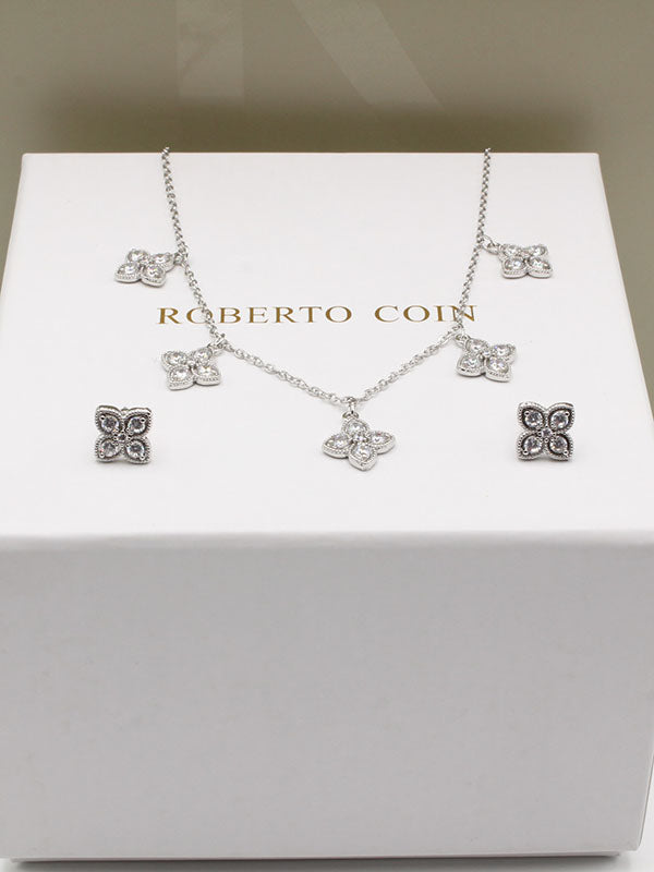 طقم روبرت كوين تشوكر زركون اطقم roberto coin