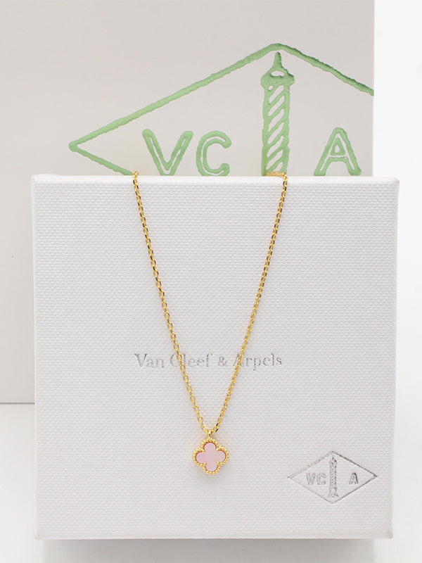 سلسال فان كليف ميني ماستر سلسال van cleef بينك ذهبي