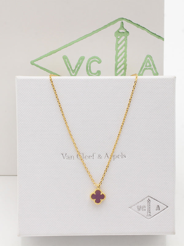 سلسال فان كليف ميني ماستر سلسال van cleef فوشي ذهبي