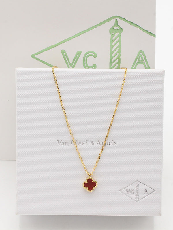 سلسال فان كليف ميني ماستر سلسال van cleef عنابي ذهبي