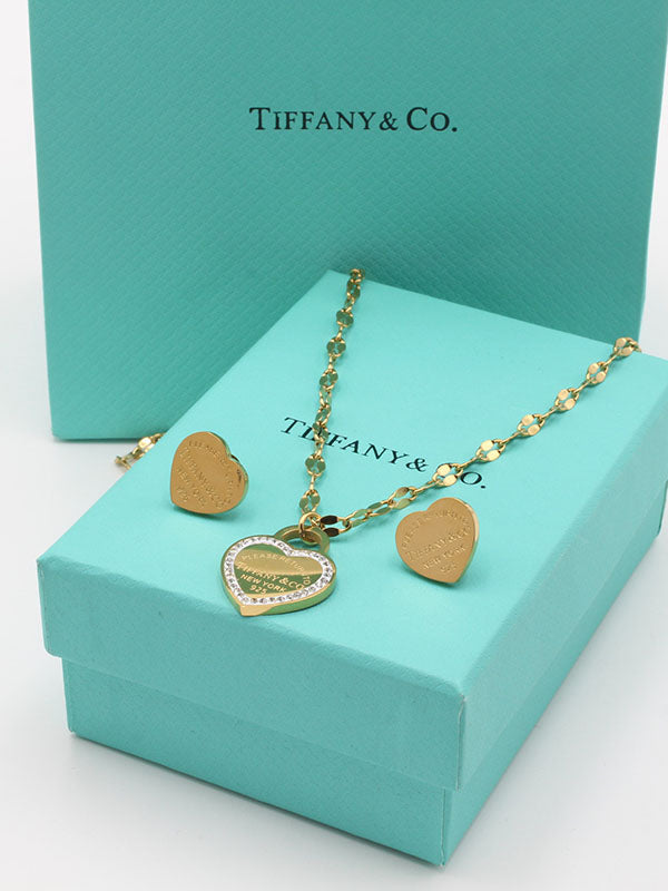 طقم تيفاني هارت بيث شاين اطقم tiffany