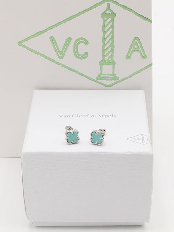 حلق فان كليف ميني ماستر حلق van cleef تيفاني فضي