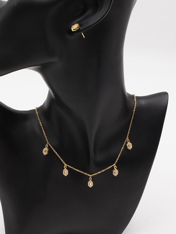 طقم تشوكر انيق زركون اطقم new