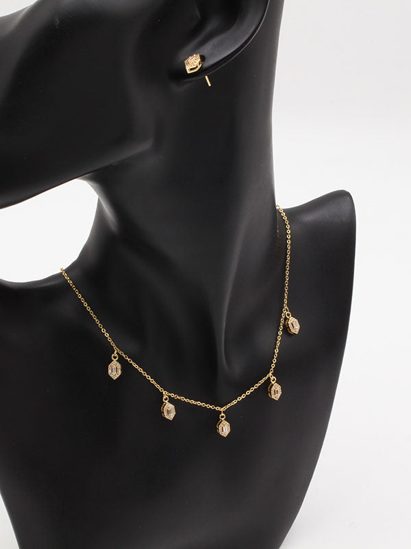 طقم تشوكر انيق زركون اطقم new