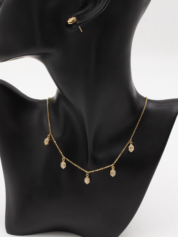 طقم تشوكر انيق زركون اطقم new