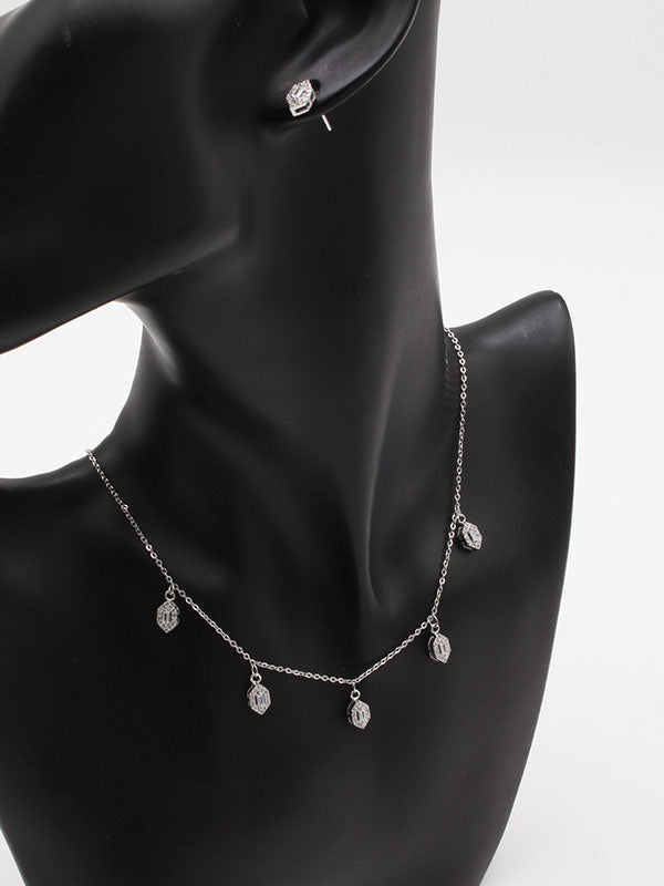 طقم تشوكر انيق زركون اطقم new