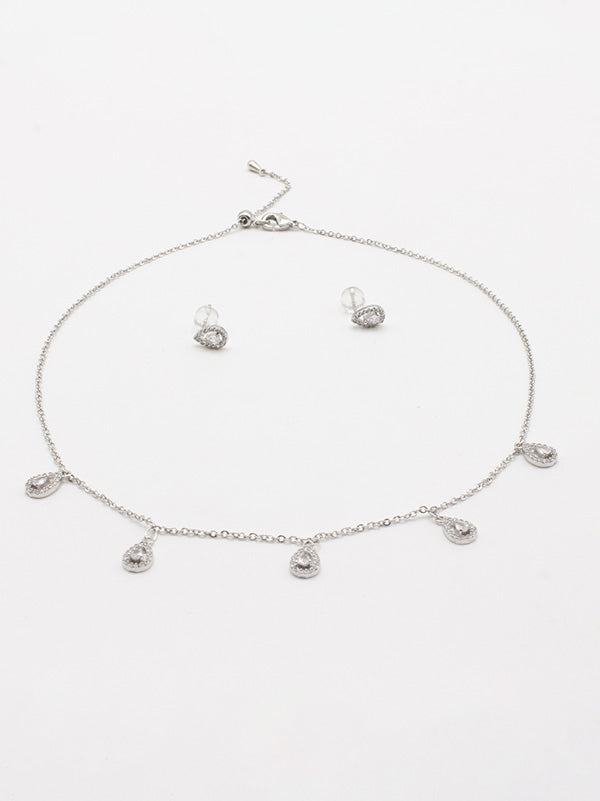 طقم تشوكر دمعه زركون اطقم new