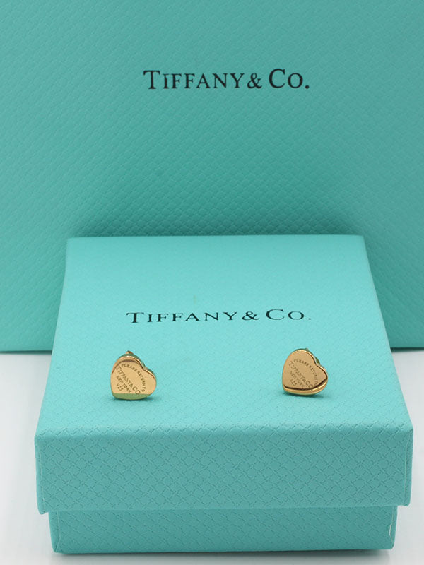 حلق تيفاني هارت سمول حلق tiffany ذهبي