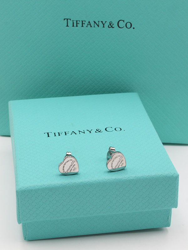 حلق تيفاني هارت سمول حلق tiffany فضي