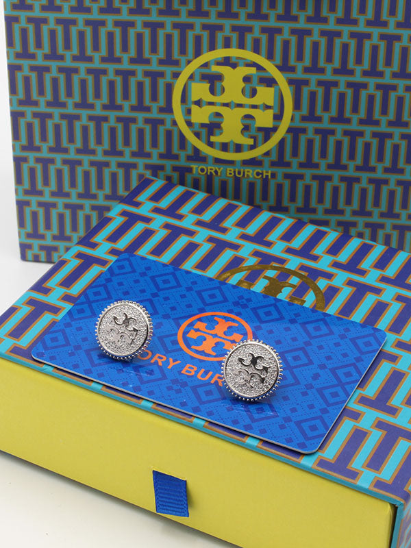 حلق توري بورش زركون سيركل قولد حلق tory burch