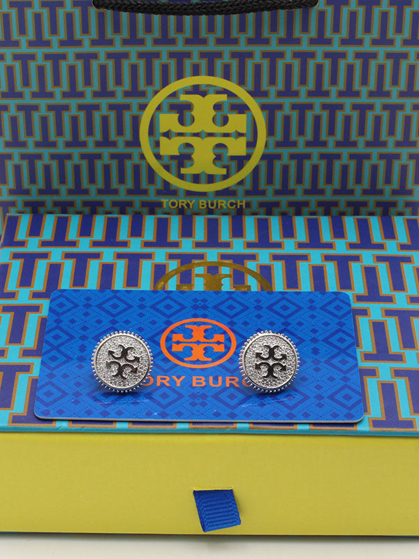 حلق توري بورش زركون سيركل قولد حلق tory burch