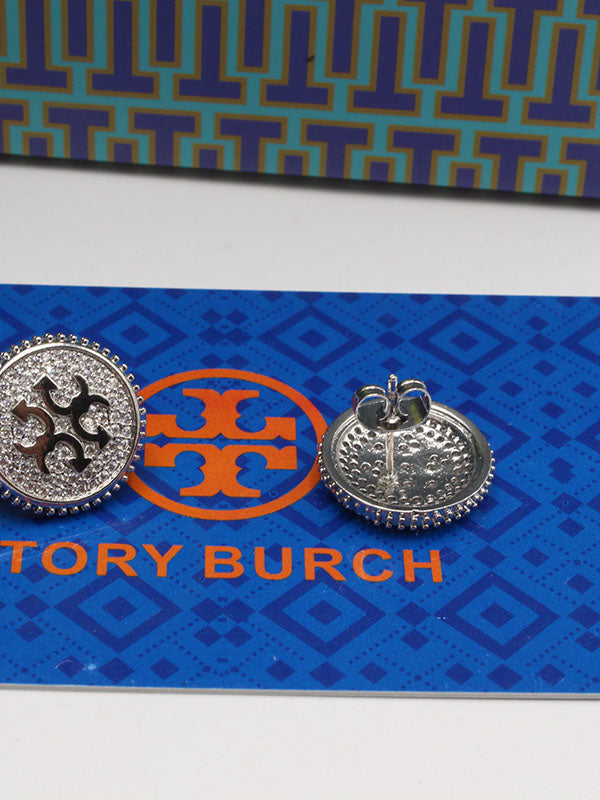 حلق توري بورش زركون سيركل قولد حلق tory burch