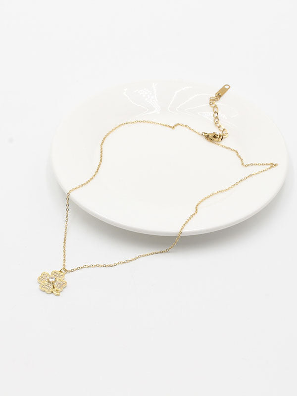 سلسال ورده زركون ناعم سلسال jewel ذهبي