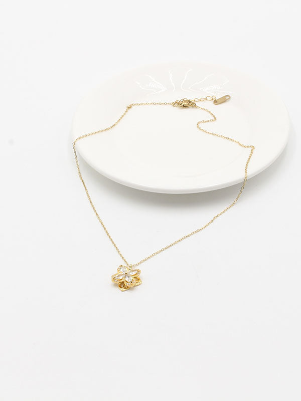 سلسال ورده زركون دوار متحرك سلسال jewel