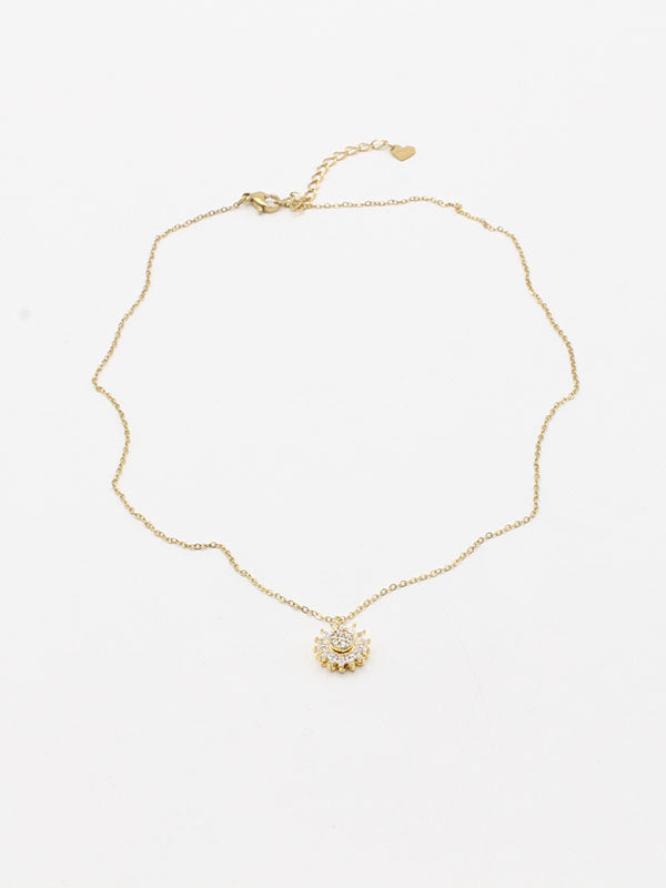 سلسال مدور زركون ناعم سلسال jewel ذهبي