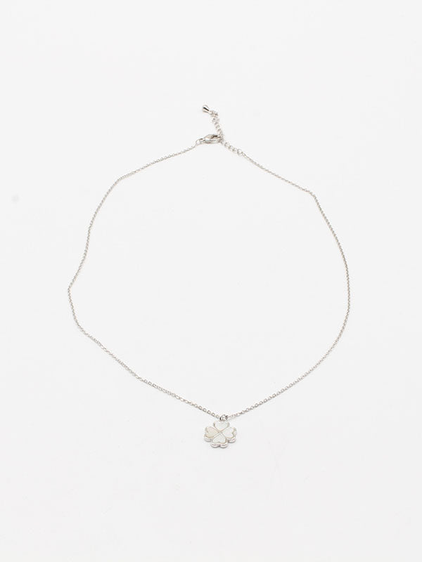 سلسال ورده شيل ناعم سلسال jewel فضي