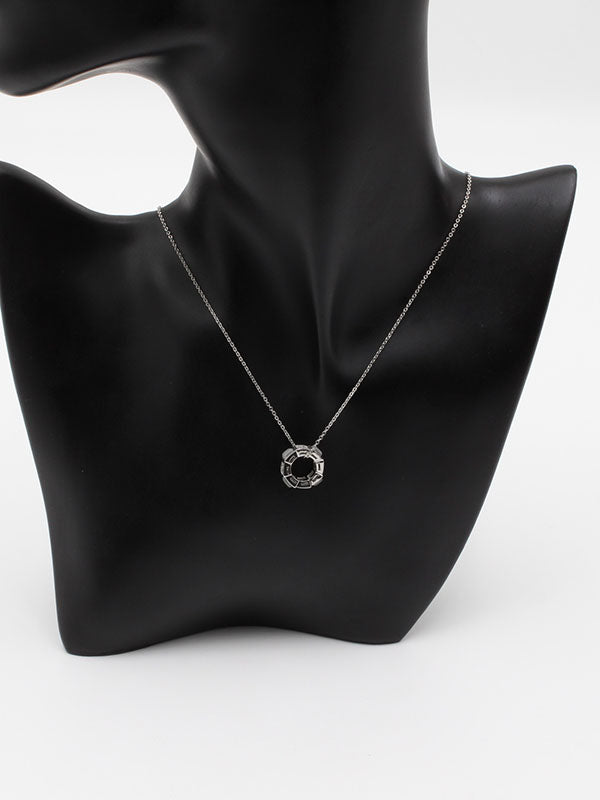 سلسال مدور شيل ابيض سلسال jewel