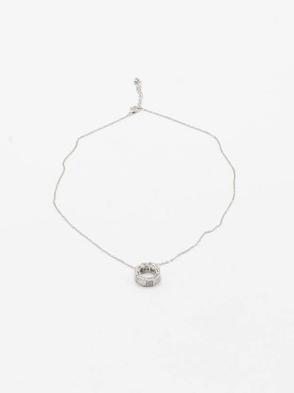 سلسال مدور شيل ابيض سلسال jewel